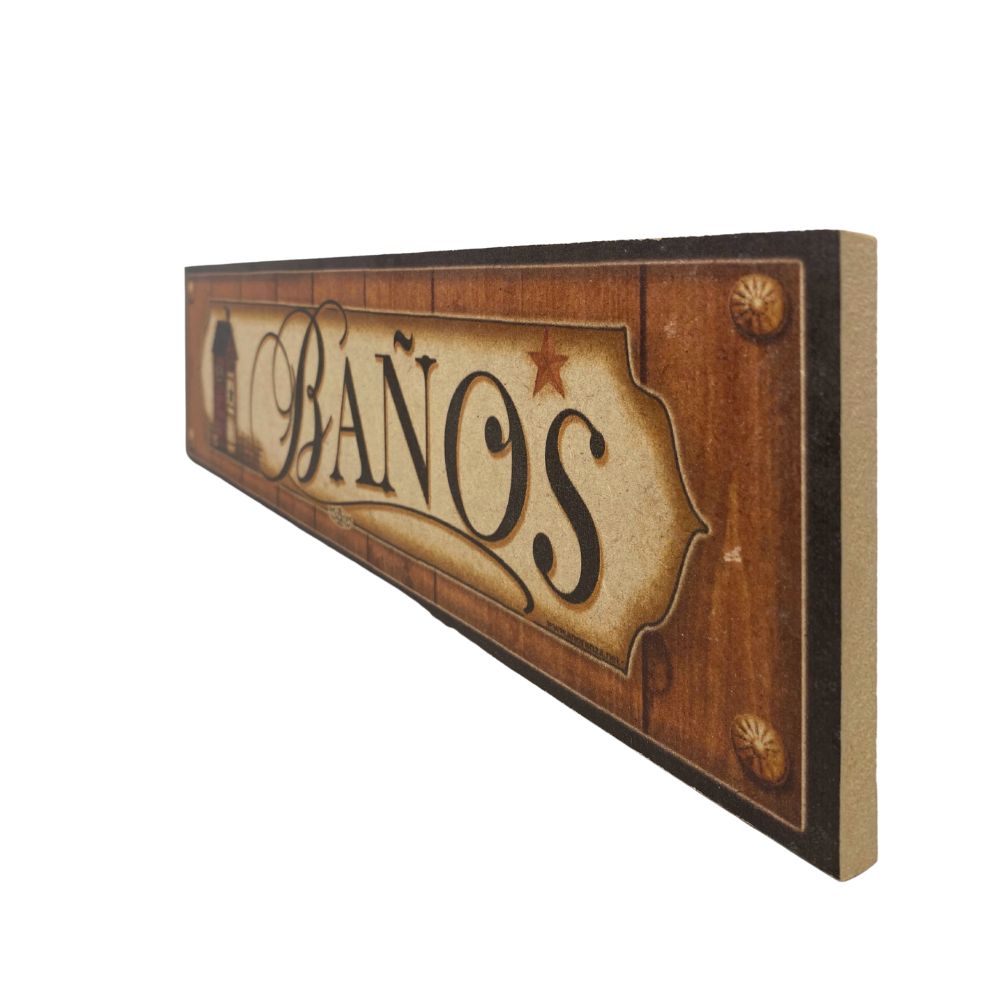Letrero Baños