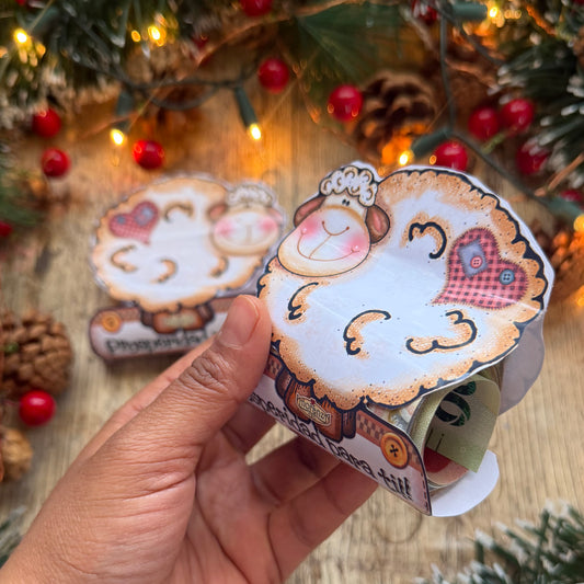 Dulce Borreguito de la Abundancia Navidad | Imprimible para Regalar Dulces o Aguinaldo