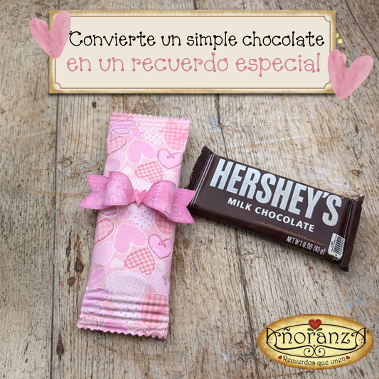 Envoltura imprimible para chocolate | Regalo dulce para alguien especial