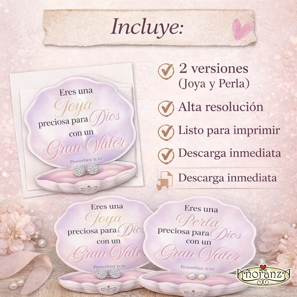 Imprimible Mujer de Gran Valor – Proverbios 31:10 | Día de la Mujer Cristiana