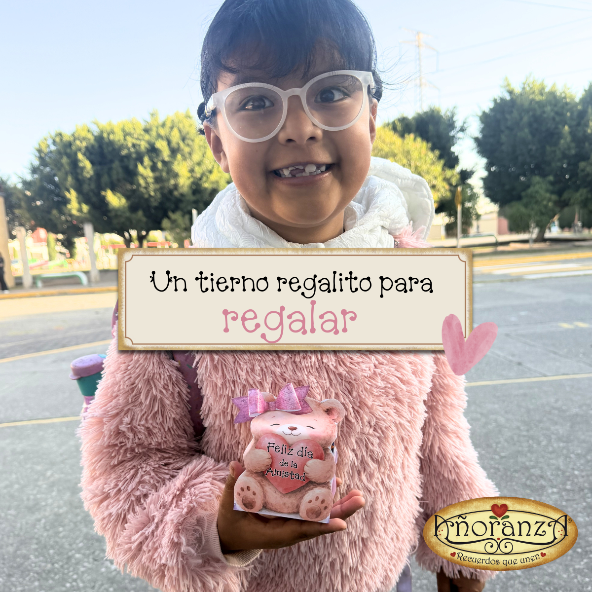 Imprimible Huevito Kinder Osito – Detalle de Amistad