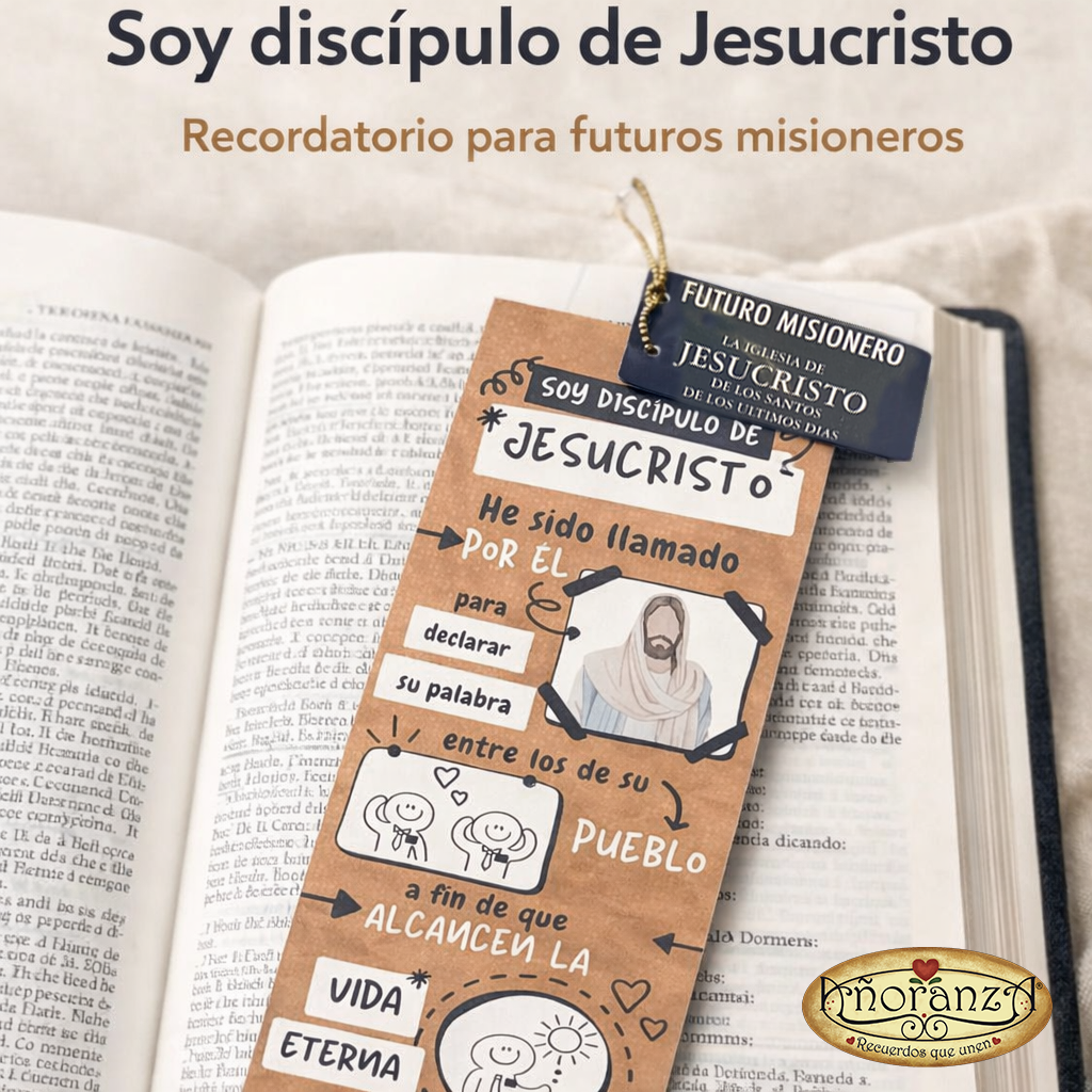 Separador Futuro Misionero SUD Imprimible | Soy Discípulo de Jesucristo