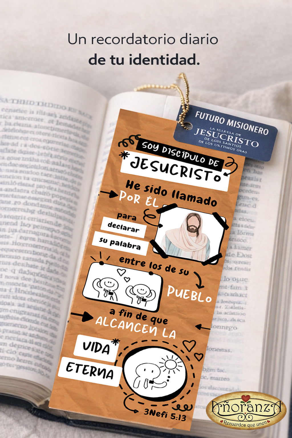 Separador Futuro Misionero SUD Imprimible | Soy Discípulo de Jesucristo