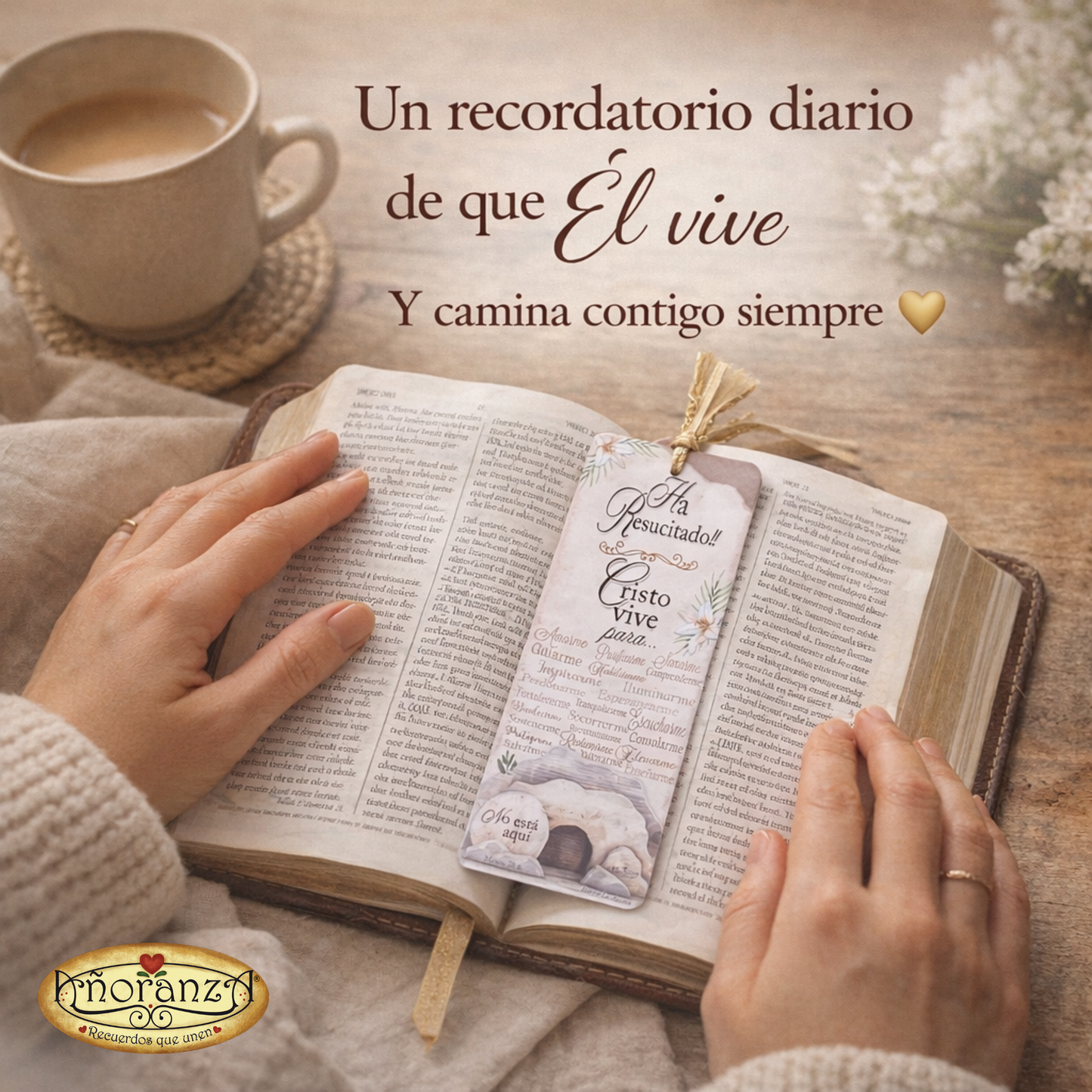 Separadores de Pascua Imprimibles | Regalo Cristiano “Cristo Vive”| Añoranza