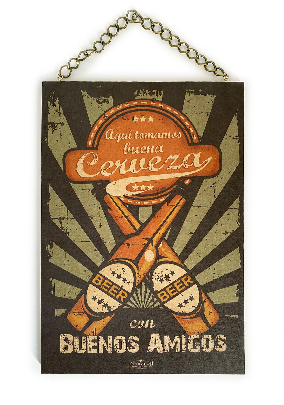 Decoración para Bar, Cantina/Casa o Negocio/ Buena Cerveza con Buenos Amigos