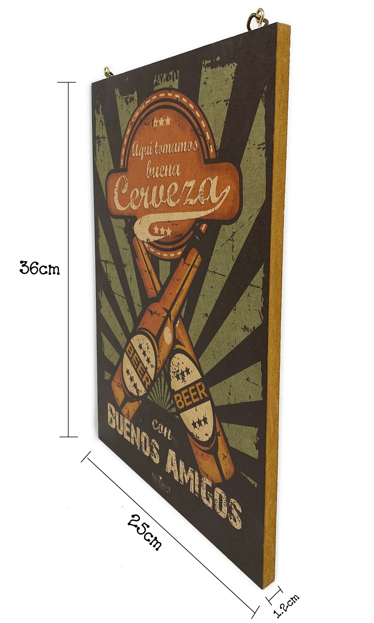 Decoración para Bar, Cantina/Casa o Negocio/ Buena Cerveza con Buenos Amigos