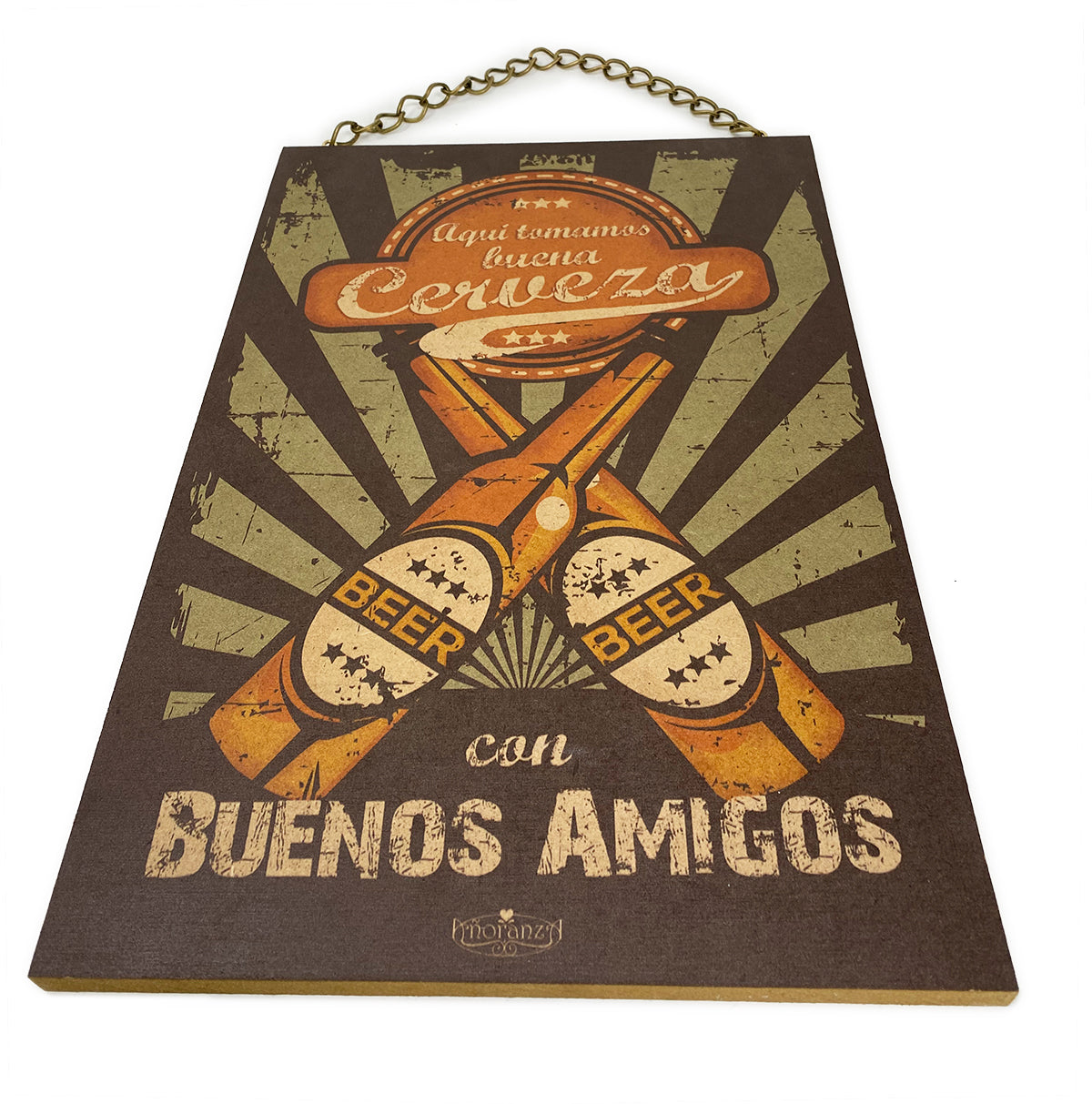 Decoración para Bar, Cantina/Casa o Negocio/ Buena Cerveza con Buenos Amigos