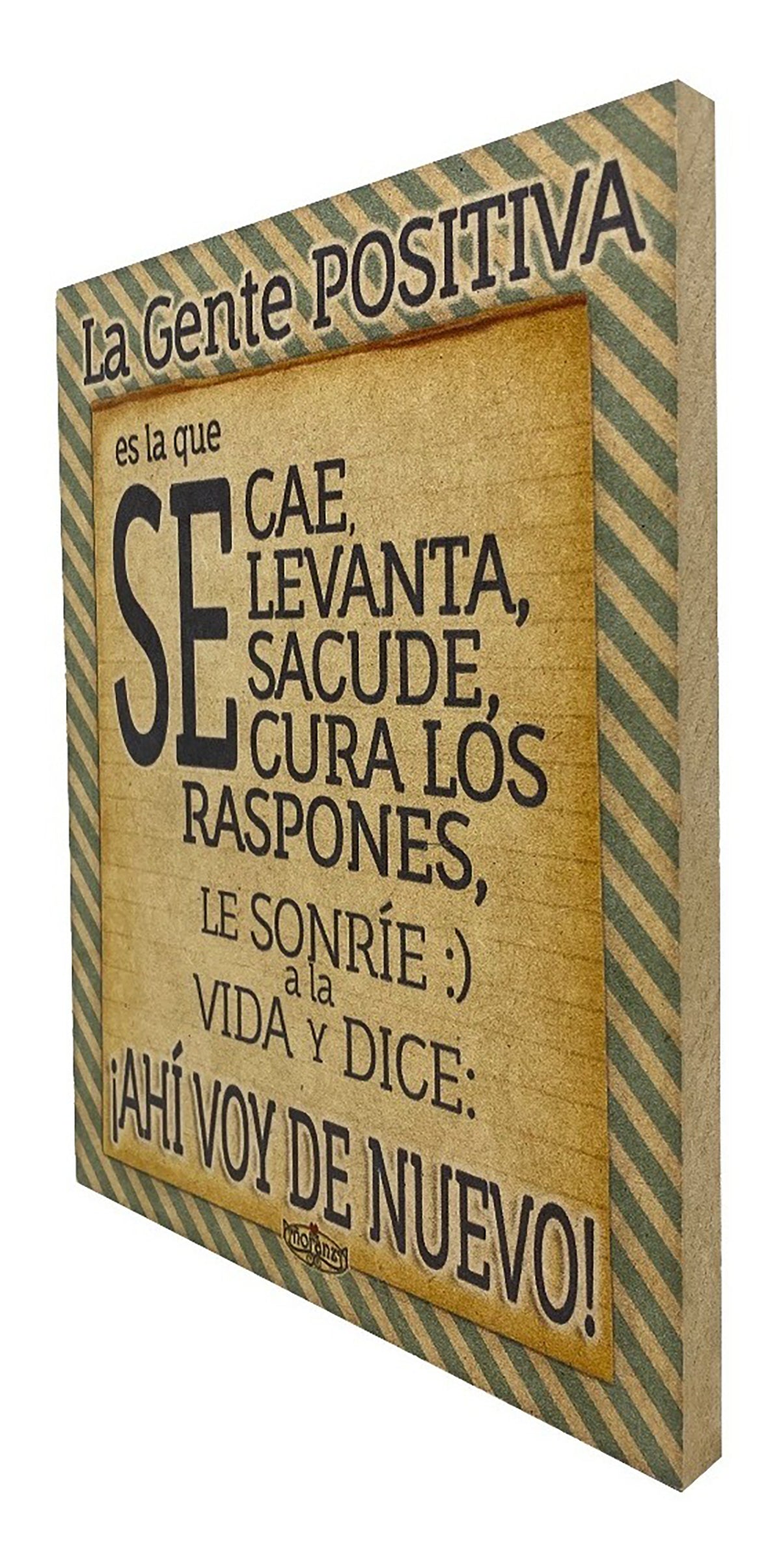 Letrero Decorativo para oficina, lugar de trabajo/ Regalo con mensaje/Gente Positiva