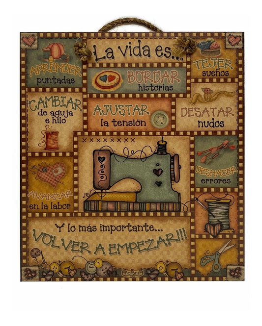 La vida es Bordar, tejer...