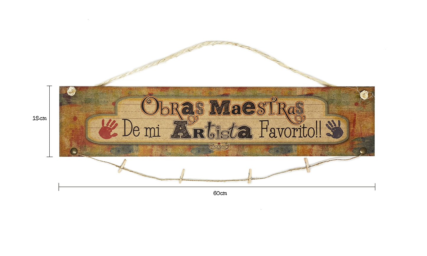 Porta dibujos | Mi artista favorito | Para que cuelgues los dibujos de tu pequeño en un lugar especial