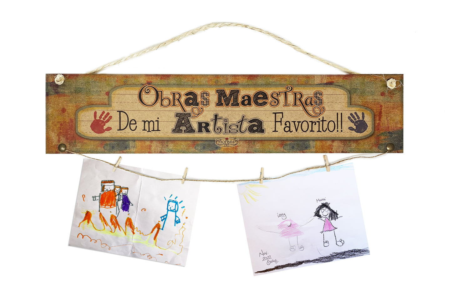 Porta dibujos | Mi artista favorito | Para que cuelgues los dibujos de tu pequeño en un lugar especial