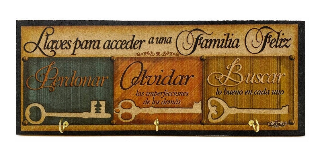 Porta llaves Familia Perdonar Olvidar Buscar